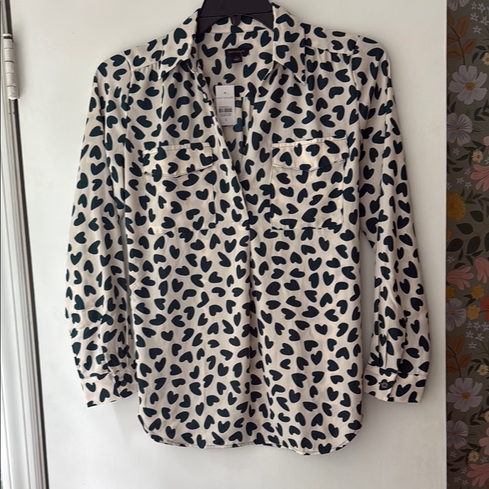 Ann Taylor Camp Shirt NWT